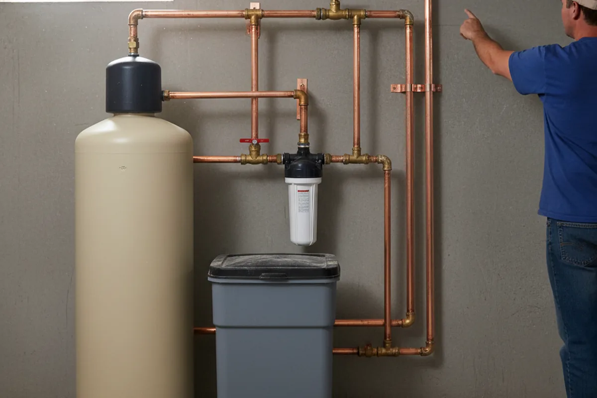 Whole-house water treatment system installed in Erwinna